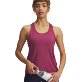Canotta Donna Under Armour Tech Knockout Bordeaux | NonSoloSport