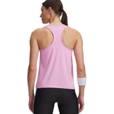 Canotta Donna Under Armour Tech Knockout Rosa Bianco | NonSoloSport