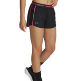 Shorts Donna Under Armour Tech Play Up Nero Rosa | NonSoloSport