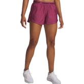 Shorts Donna Under Armour Tech Play Up Bordeaux | NonSoloSport