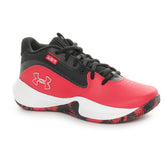 Scarpa da Basket Ragazzo Under Armour Lockdown 7 Rosso Nero | NonSoloSport