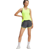 Shorts Donna Under Armour Fly By Grigio Lime | NonSoloSport