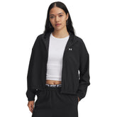 Giacca Donna Under Armour Rival Woven Nero Bianco | NonSoloSport