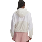 Giacca Donna Under Armour Rival Woven Bianco Beige | NonSoloSport