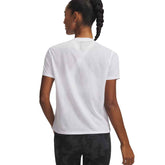 T-Shirt Donna Under Armour Launch Jacquard Bianco | NonSoloSport