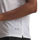 T-Shirt Donna Under Armour Launch Jacquard Bianco | NonSoloSport