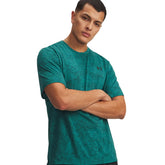 T-Shirt Uomo Under Armour Tech Verde Nero | NonSoloSport