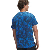T-Shirt Uomo Under Armour Launch Printed Blu Azzurro | NonSoloSport