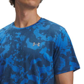 T-Shirt Uomo Under Armour Launch Printed Blu Azzurro | NonSoloSport