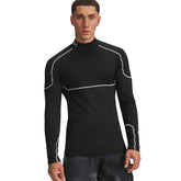 Maglia Uomo Under Armour Cold Weather Grid Nero Bianco | NonSoloSport