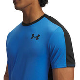 T-Shirt Uomo Under Armour HeatGear Wordmark Blu Nero | NonSoloSport