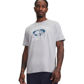 T-Shirt Uomo Under Armour Globe Grigio Bianco | NonSoloSport