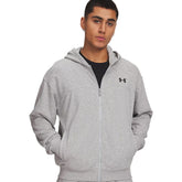 Felpa Uomo Under Armour Rival Lightweight Grigio Nero | NonSoloSport
