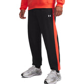 Pantalone Uomo Under Armour Rival Fleece Nero Rosso | NonSoloSport