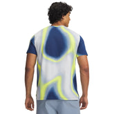 T-Shirt Uomo Under Armour Velociti Pro Printed Blu Grigio | NonSoloSport