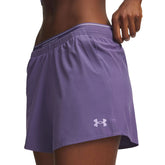 Shorts Donna Under Armour Woven 5in1 Viola | NonSoloSport