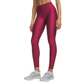 Leggings Donna Under Armour HeatGear Bordeaux | NonSoloSport