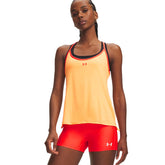 Canotta Donna Under Armour Vanish Racerback Arancione | NonSoloSport
