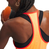 Canotta Donna Under Armour Vanish Racerback Arancione | NonSoloSport