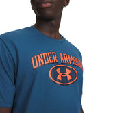 T-Shirt Uomo Under Armour Locker Tag Blu | NonSoloSport