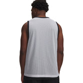 Canotta Uomo Under Armour Hoops 695 Bianco Nero | NonSoloSport
