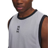 Canotta Uomo Under Armour Hoops 695 Bianco Nero | NonSoloSport