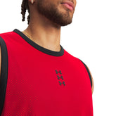 Canotta Uomo Under Armour Hoops 695 Rosso Nero | NonSoloSport