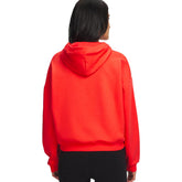 Felpa Donna Under Armour Icon Fleece Rosso | NonSoloSport