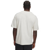 T-Shirt Uomo Under Armour Icon Heavyweight Taped Bianco Nero | NonSoloSport