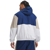 Giacca Uomo Under Armour Rival Woven Colorblock Blu Bianco | NonSoloSport