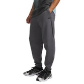 Pantalone Jogger Uomo Under Armour Unstoppable Fleece Grigio Nero | NonSoloSport