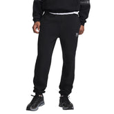 Pantalone Jogger Uomo Under Armour Icon Fleece Taped Nero Bianco | NonSoloSport