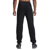 Pantalone Jogger Uomo Under Armour Icon Fleece Taped Nero Bianco | NonSoloSport