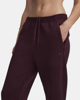 Pantalone Donna Under Armour Unstoppable Fleece Gym Bordeaux | NonSoloSport