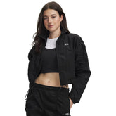 Giacca Donna Under Armour Rival Woven Nero Bianco | NonSoloSport
