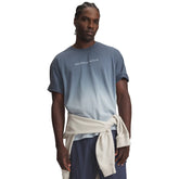 T-Shirt Uomo Under Armour Heavyweight Gradient Blu Bianco | NonSoloSport