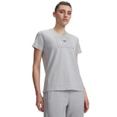 T-Shirt Donna Under Armour Icon Fleece Graphic Grigio | NonSoloSport