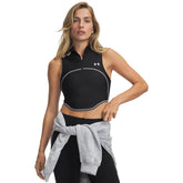 Canotta Donna Under Armour HeatGear Nero Bianco | NonSoloSport