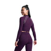 Maglia Donna Under Armour Motion Mock Viola Lilla | NonSoloSport