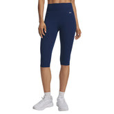 Leggings Capri Donna Under Armour Motion Blu | NonSoloSport