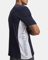 T-Shirt Uomo Under Armour Tech Utility Blu Bianco Azzurro | NonSoloSport