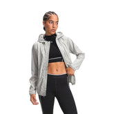 Giacca Donna Under Armour Velociti Cold Weather Storm Grigio Argento | NonSoloSport