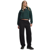 Pantalone Donna Under Armour Icon Fleece Relaxed Nero | NonSoloSport