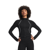 Maglia Donna Under Armour Meridian Contour Nero Bianco | NonSoloSport