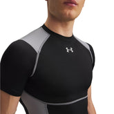 T-Shirt Uomo Under Armour HeatGear Elite Nero Grigio | NonSoloSport