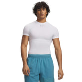 T-Shirt Uomo Under Armour HeatGear Elite Bianco Grigio | NonSoloSport