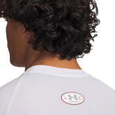 T-Shirt Uomo Under Armour HeatGear Elite Bianco Grigio | NonSoloSport