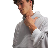 Felpa Uomo Under Armour Icon Fleece Printed Grigio Bianco | NonSoloSport