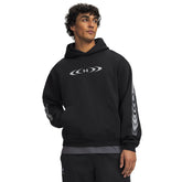 Felpa Uomo Under Armour Icon Fleece Graphic Nero | NonSoloSport