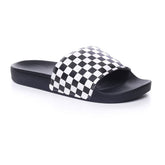 Vans Ciabatte Slide-On Checkerboard Uomo Black White | NonSoloSport